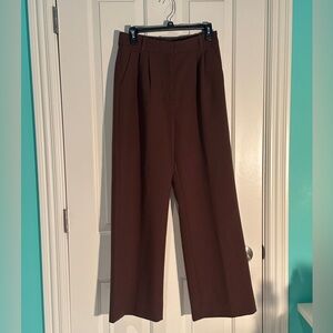 Abercrombie & Fitch Chocolate Brown Women's Trousers